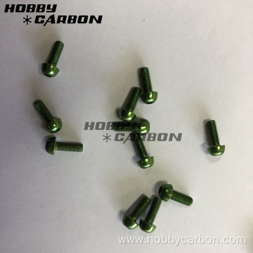 Green M3 Auminum Screws Post